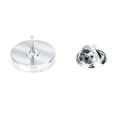 Men's Silver Skull Brooch Pin Collar Pin Halloween Brooch