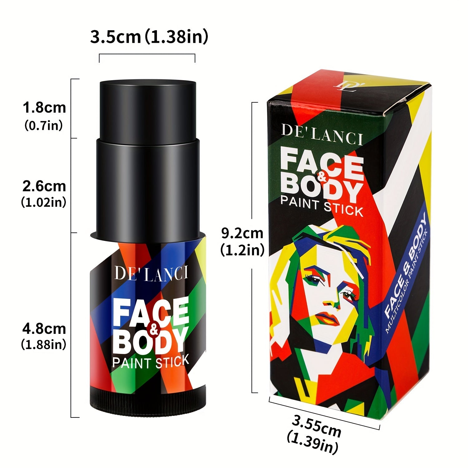 Cream Blendable Sports Face Paint Stick