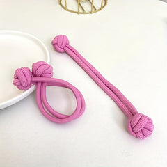 Chinese Knot Hair Rope Elastic Ponytail Holder Hair Accessories