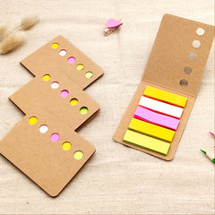 Cow Leather Sticky Note Set 120 Sheets