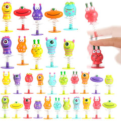 6pcs Jumping Pop It with Monster Sping Launcher Multicolor
