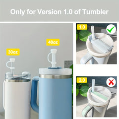 Spill Proof Silicone Stopper 6pcs Kitchen Tumbler Accessories