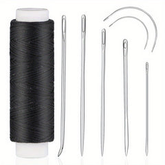 32 Yards Waxed Thread & Leather Needles - Upholstery & Leather Repair
