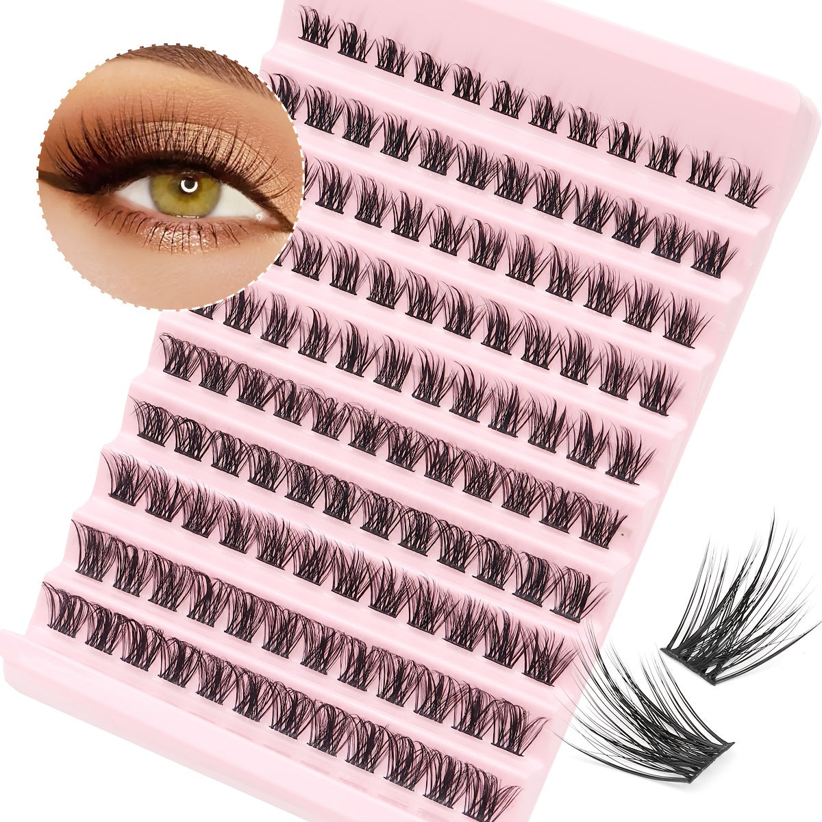 120pcs Cluster Lashes 10-16MM Individual Lashes Extensions