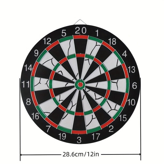 Double Sided Dart Board Set for Indoor Game Entertainment
