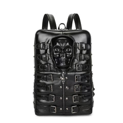 Gothic Skull Backpack Horror Large Capacity Travel Daypack