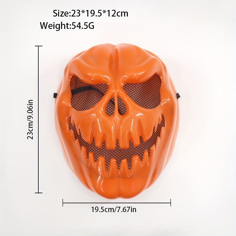 Halloween Pumpkin Head Mask Party Supplies