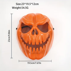 Halloween Pumpkin Head Mask Party Supplies