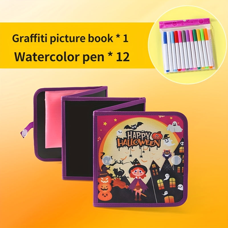Halloween Chalkboard Book Magic Drawing Toy