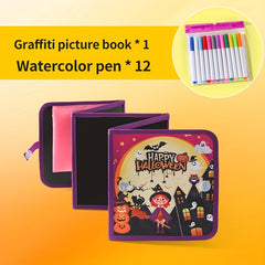 Halloween Chalkboard Book Magic Drawing Toy