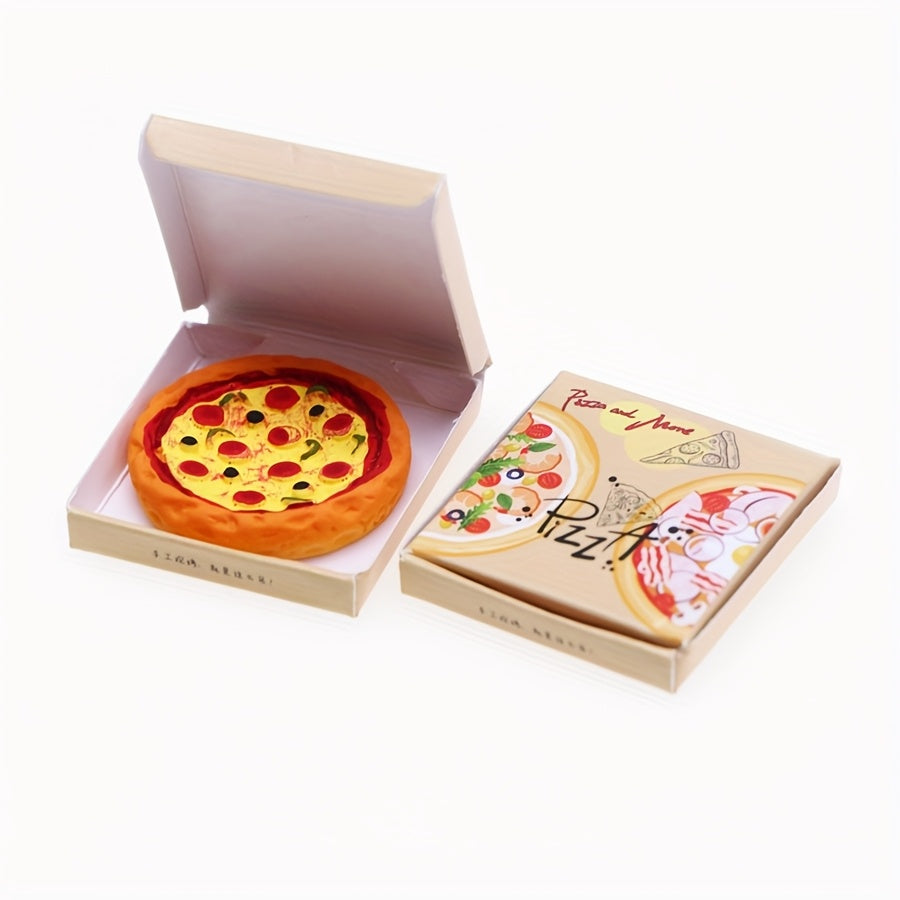 Dollhouse Pizza Takeout Box Ornament Miniature Cabin Decor DIY Scene Props
