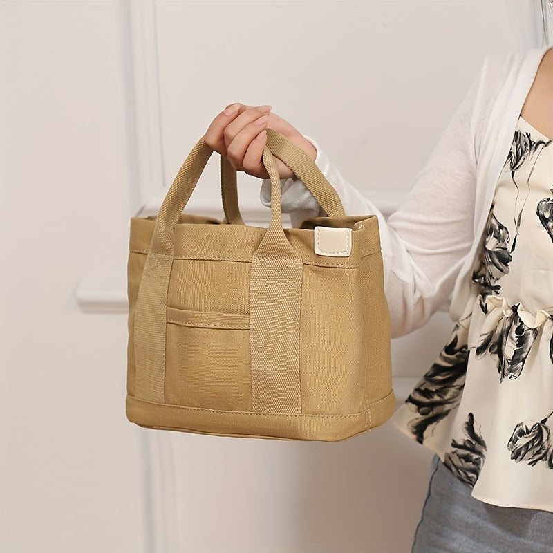 Canvas Tote Bag Lightweight Handbag for Shopping