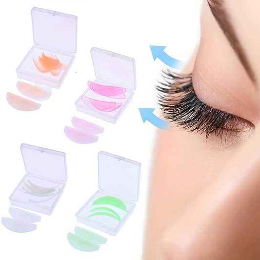 4Pairs Silicone Eyelash Under Eye Pads for Extensions