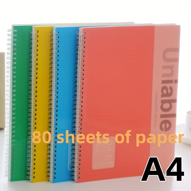 A4 Thick Notebook 80 Sheets Horizontal Line Book