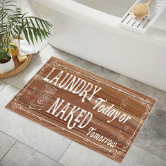Farmhouse Laundry Runner Rug Anti Slip Kitchen Mat