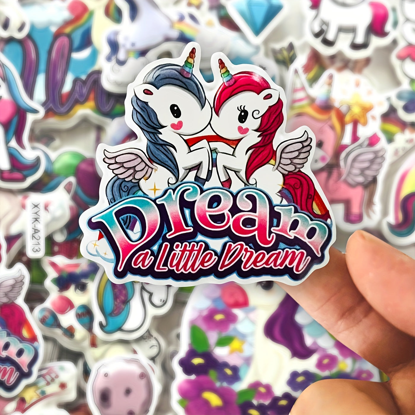 3D Unicorn Stickers 114 Designs Mixed Colors Puffy Sticker Bulk Sheets