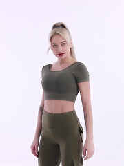 Slim Fit Yoga Workout Pants With Pockets High Stretch Fitness Running