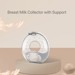Silicone Breast Milk Collector Stand Scale Soft Shell Reusable Nursing Pad