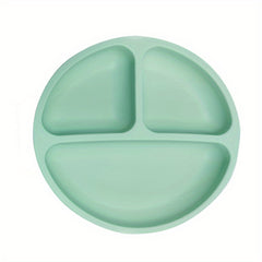 Silicone Baby & Toddler Plate with Suction Cup - Microwave & Dishwasher Safe