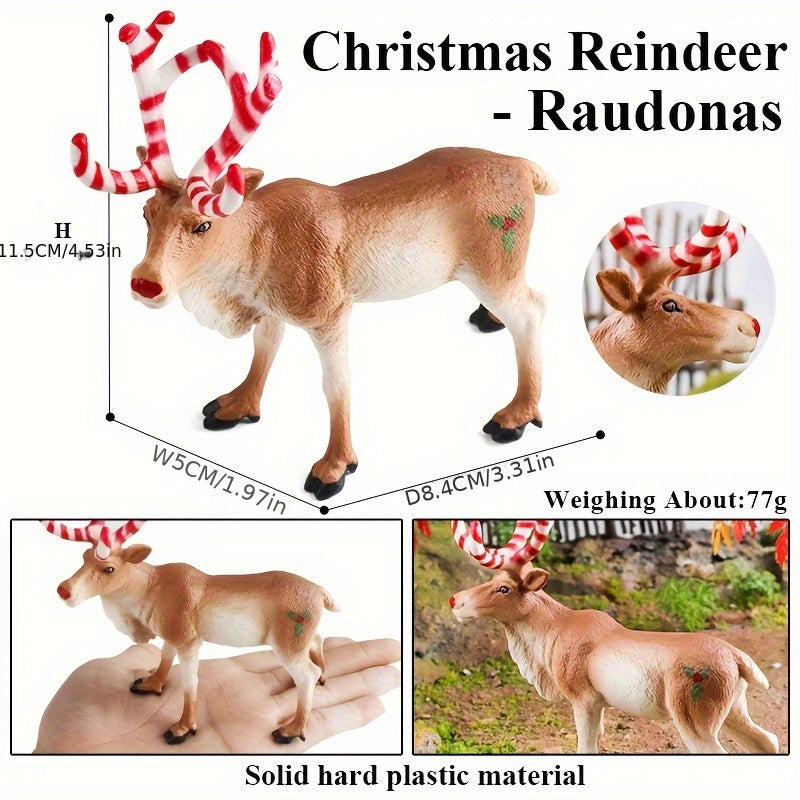Christmas Reindeer Statue Elk Table Decoration Gift