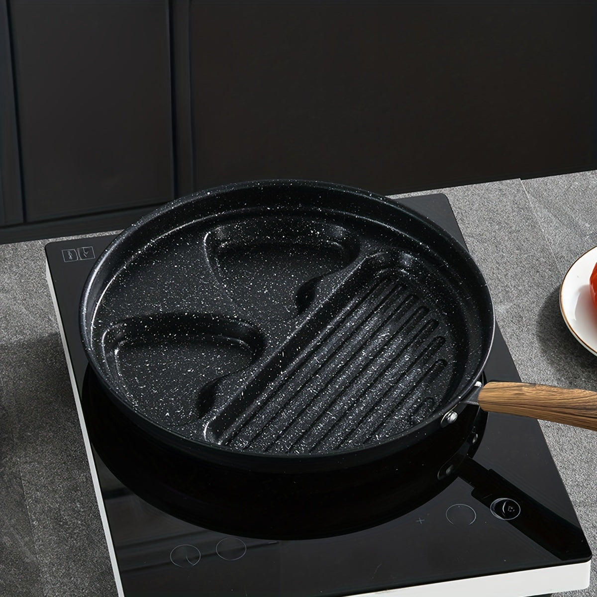 Breakfast Egg Frying Pot Pan Multifunctional Four-Hole Three-Hole Purpose