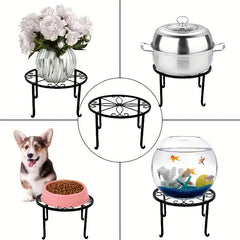 2 Pack 22" Rustproof Metal Plant Stands - Heavy Duty Plants Holder