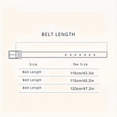 Men's Retro Leisure Belt Needle Buckle Style Belt