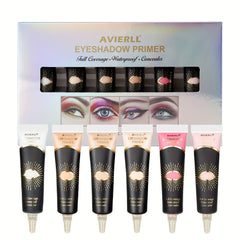 Long-Lasting Eyeshadow Primer & Waterproof Concealer Cream Set