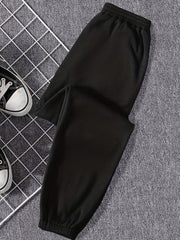 Versatile Long Length Jogger Pants Women's Clothing