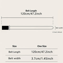 Men's Metal Automatic Buckle Casual Nylon Canvas Belt