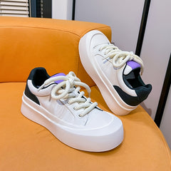 Women's Thick Bottom Skate Shoes Breathable Sport Shoes