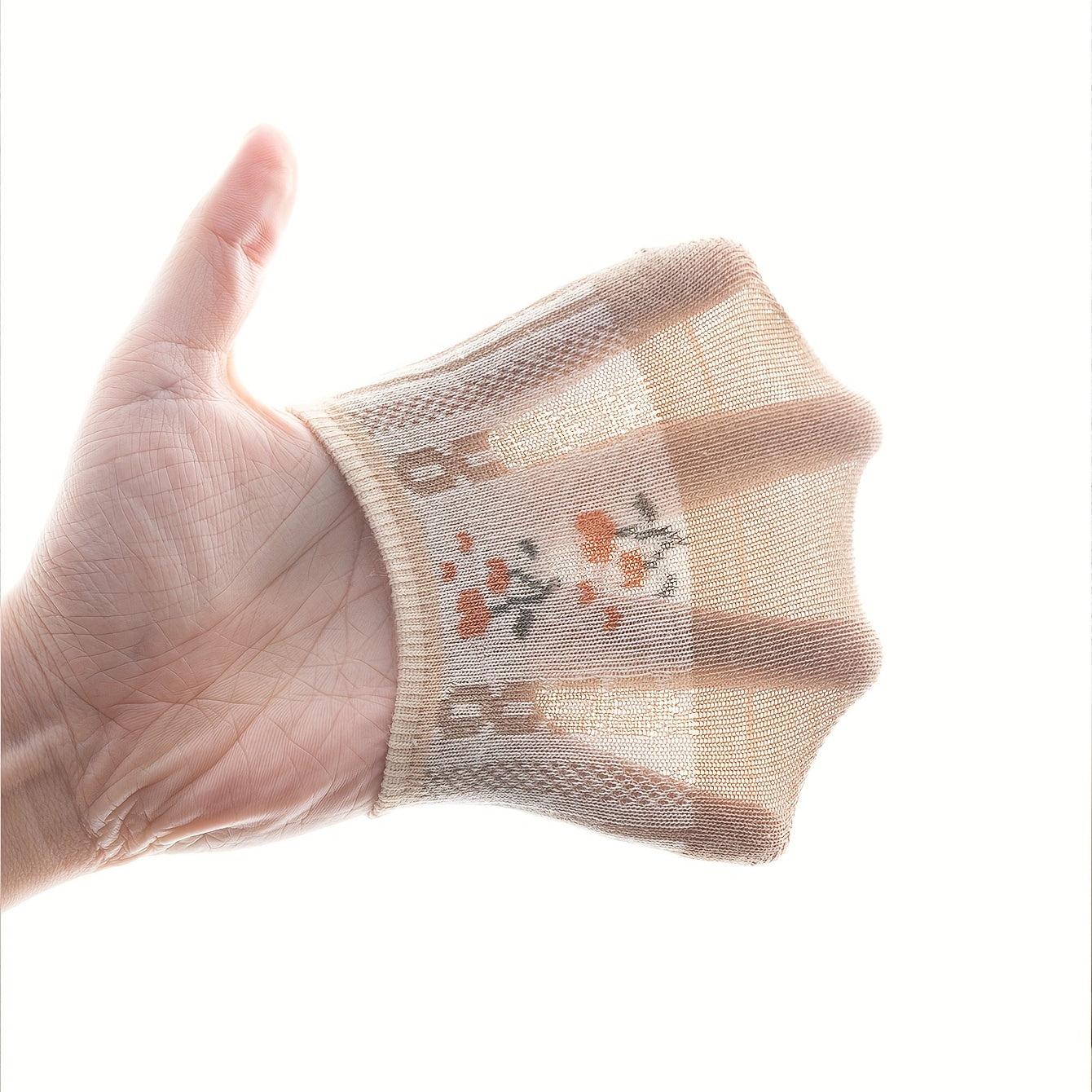 5pairs Cartoon Flower Little Rabbit Children's Non-slip Ankle Socks