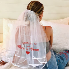 Personalized Bridal Veil - Custom Wedding Veil for Brides