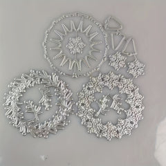Christmas Tree Metal Cutting Dies And Stamps Set