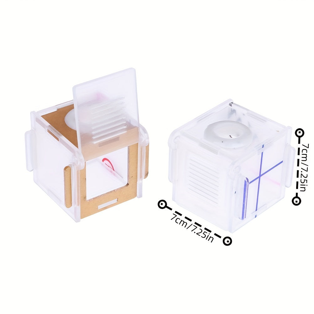 DIY Ant Farm Feeding Box w/ Acrylic Tube Connection & Activity Area