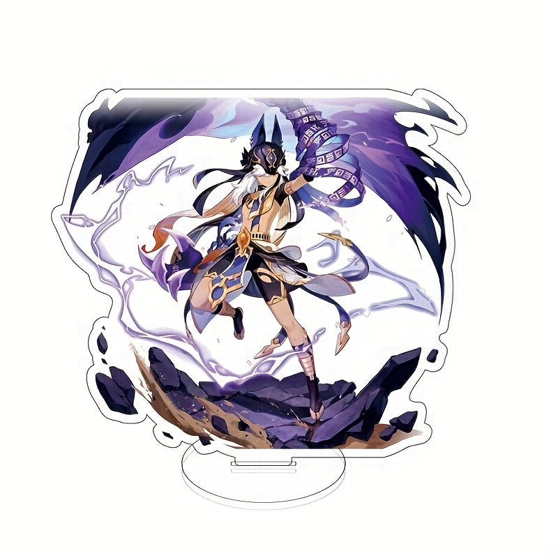 15 cm Anime Games Figure Stand Plated Toys