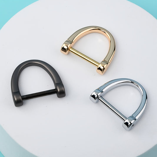 D Metal Buckle Carabiner Key Chain for Outdoor Camping