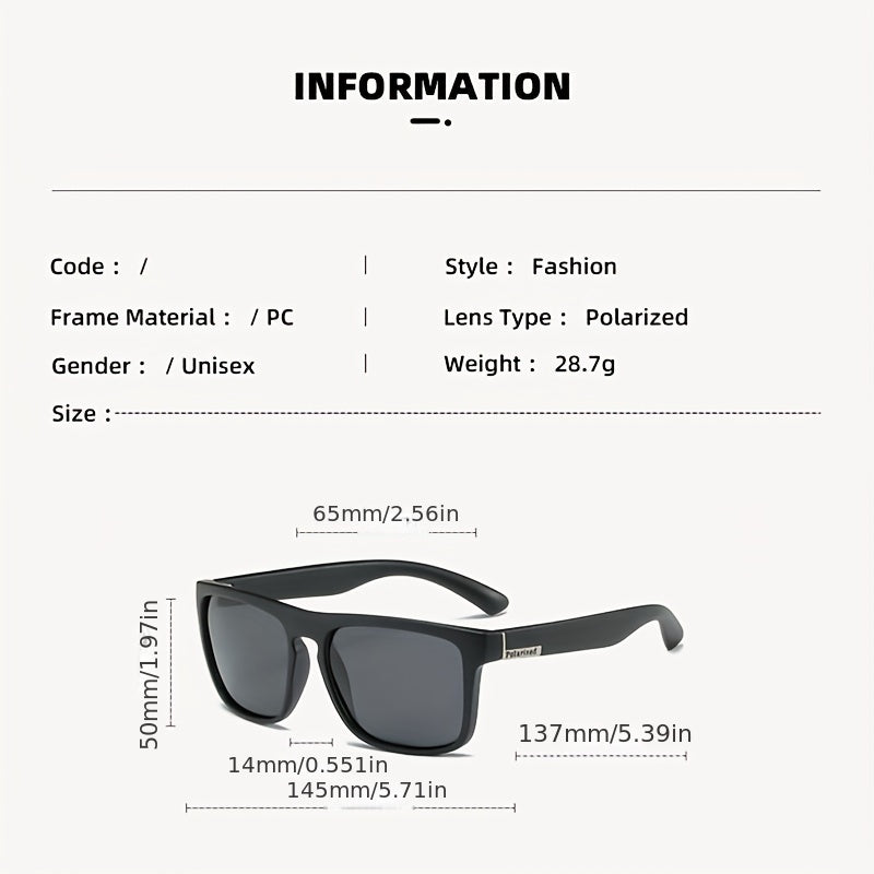 Men's Polarized Sunglasses UV400 Protection for Cycling Driving
