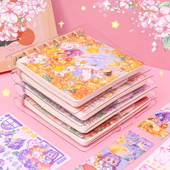 Dreamy Rabbit Cartoon Loose Leaf Journal