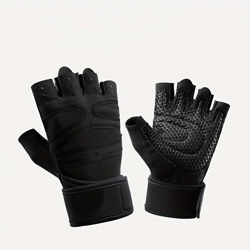 Unisex Fitness Gloves Non Slip Wrist Guards for Training