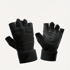 Unisex Fitness Gloves Non Slip Wrist Guards for Training