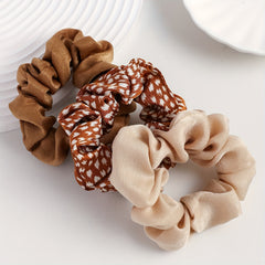 Leopard Pattern Scrunchies Hair Tie Retro Style Hair Rope