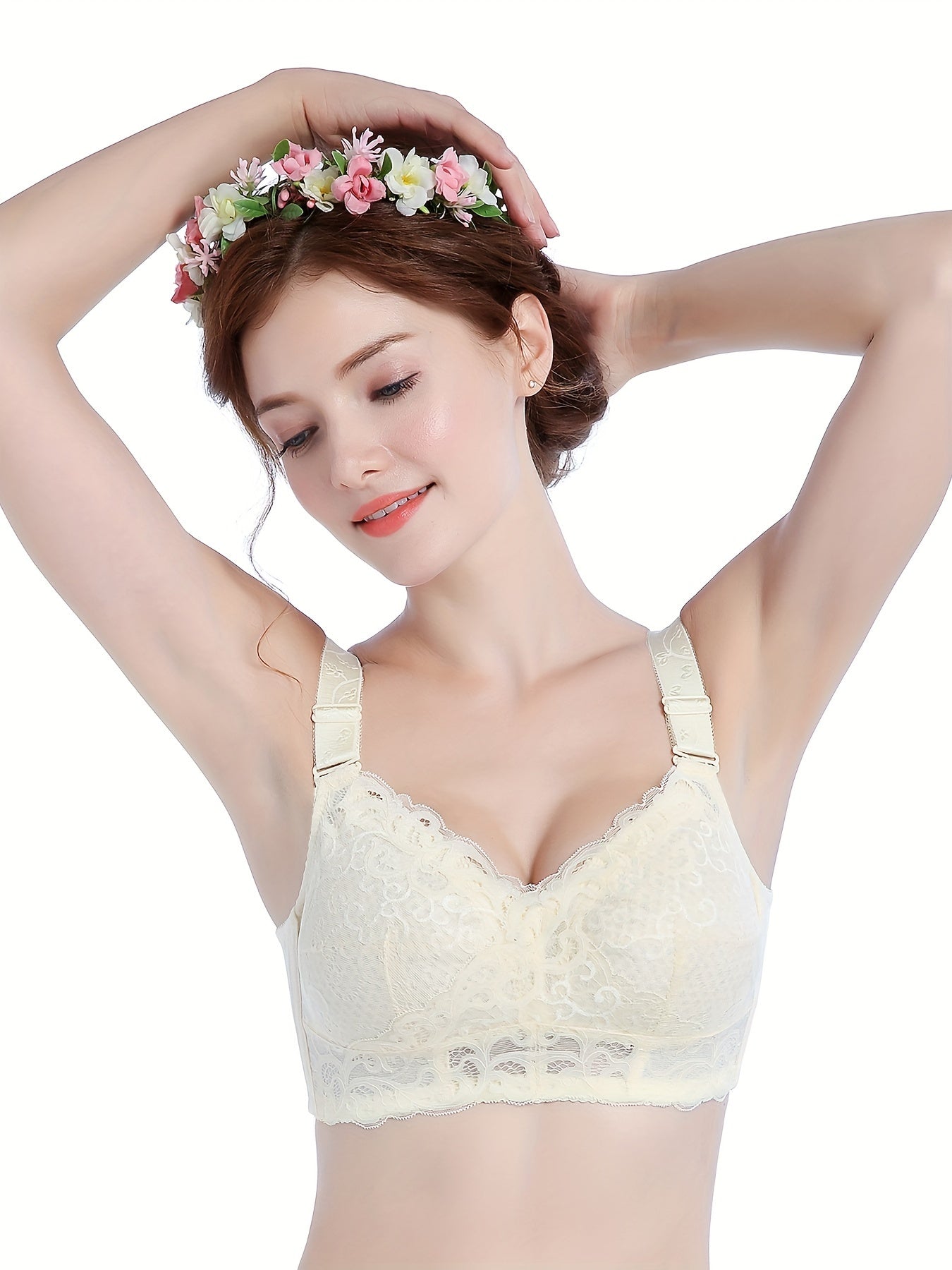 Lace Push Up Bra Full Coverage Women's Lingerie