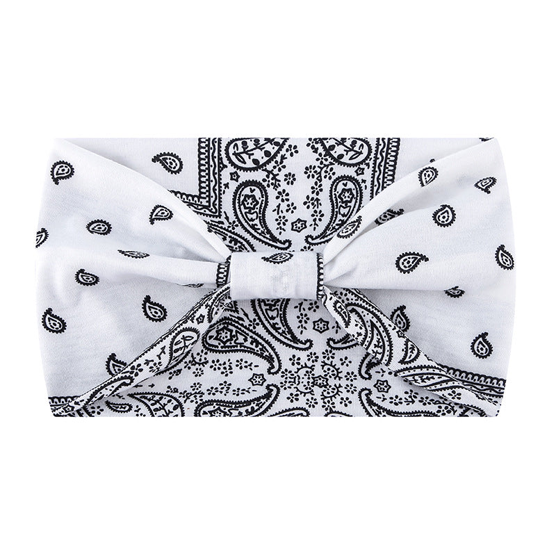 Boho Wide Headband for Women, Elastic Twisted Style Hair Wrap