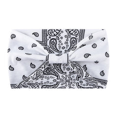 Boho Wide Headband for Women, Elastic Twisted Style Hair Wrap
