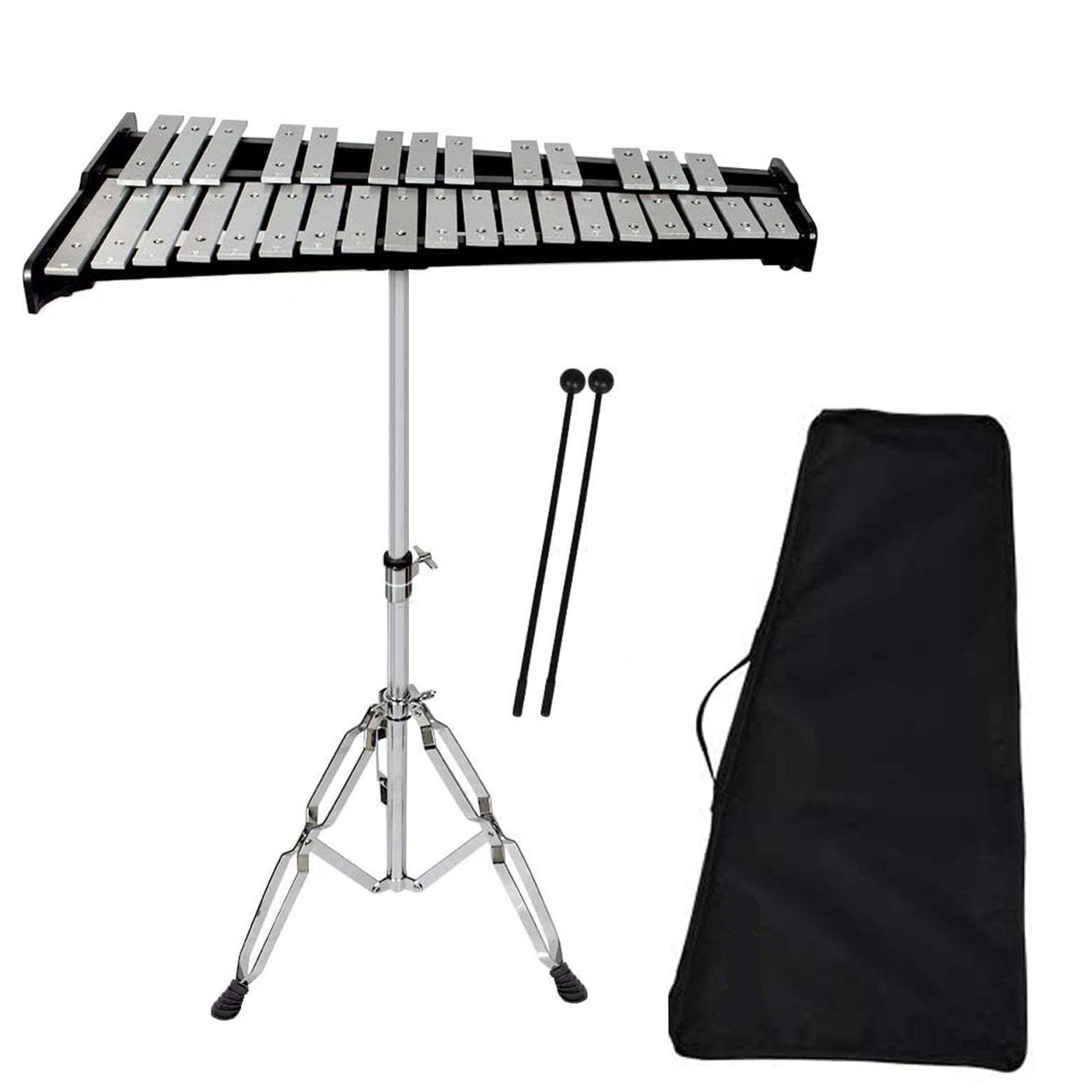 Adjustable Glockenspiel Xylophone Kit with Bag & Sticks