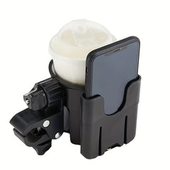 2-in-1 Cup Holder & Phone Holder for Stroller or Bike