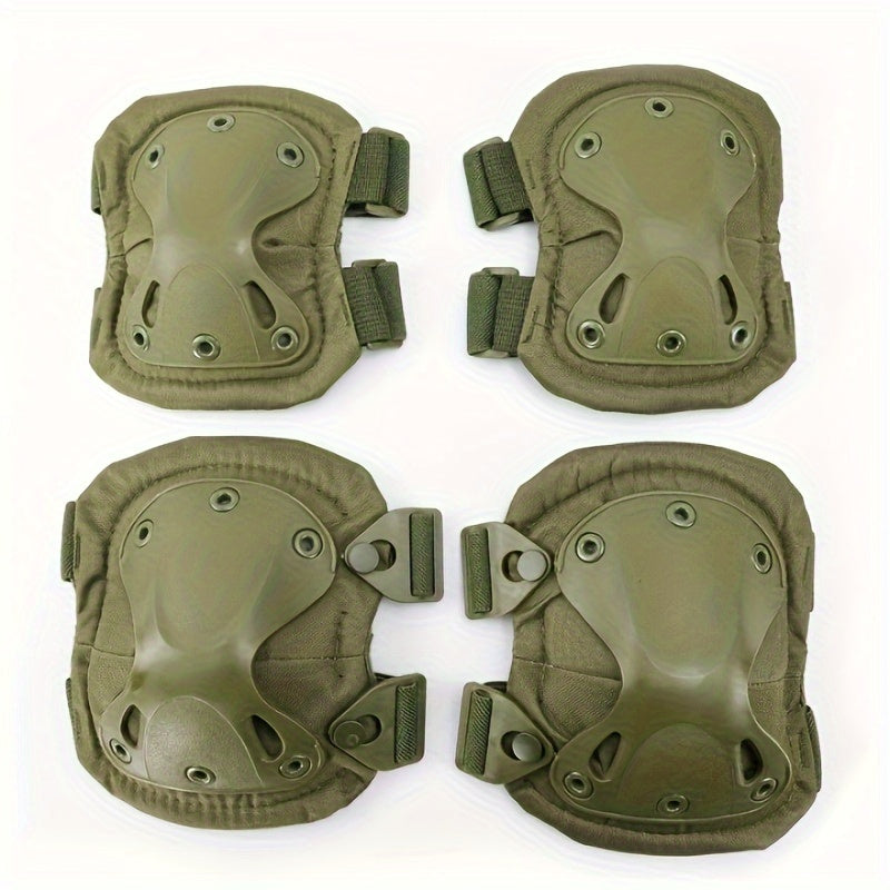 4pcs Knee Elbow Pads Set for Outdoor Activities