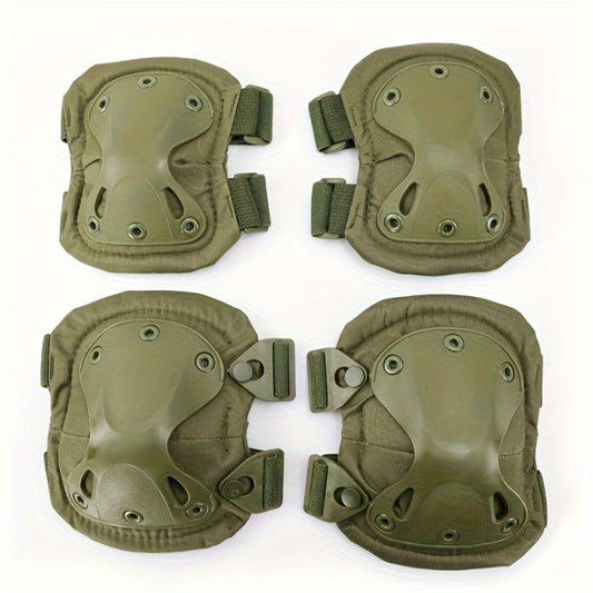 4pcs Knee Elbow Pads Set for Outdoor Activities