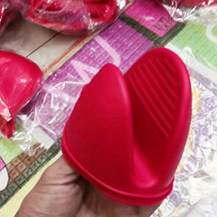 2pcs Silicone Pot Holders Heat Resistant Oven Mitts Kitchen Cooking Baking